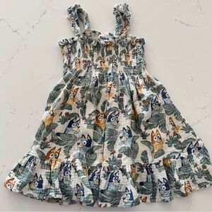 Bluey Tropical Printed Sundress 3T